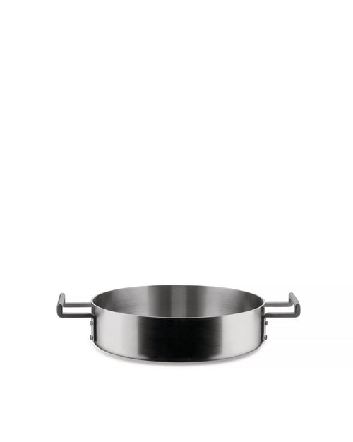 Convivio cm 24 || inch 9½″ Low casserole with two handles Alessi