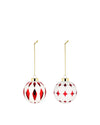 Delight Default Title Set of two Christmas baubles Alessi