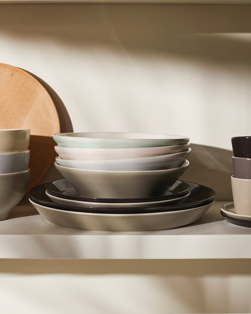 Tonale White Earth Soup bowl. 4 pieces Alessi 1