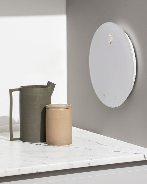 Plissé white Digital kitchen scale Alessi 1