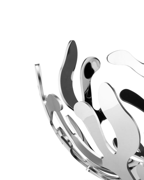 Mediterraneo stainless steel, cm 21 || inch 8¼″ Fruit holder Alessi 3