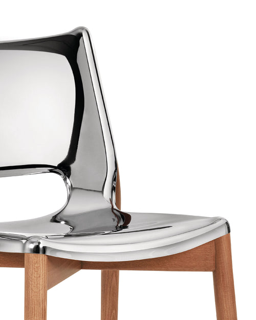 Poêle Collection mirror polished Monoshell chair Alessi 5