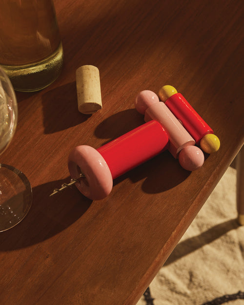 ES17 yellow, black, white Corkscrew Alessi 1