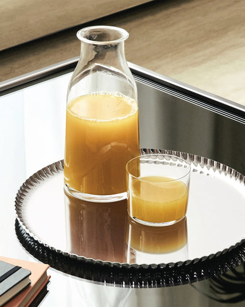 Pleats cm 23 || inch 9″ Round tray Alessi 1