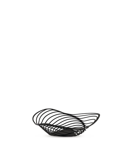 Trinity black Basket Alessi