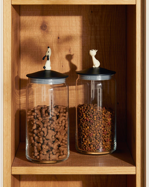 LulàJar Red Orange Jar for dog food Alessi 1