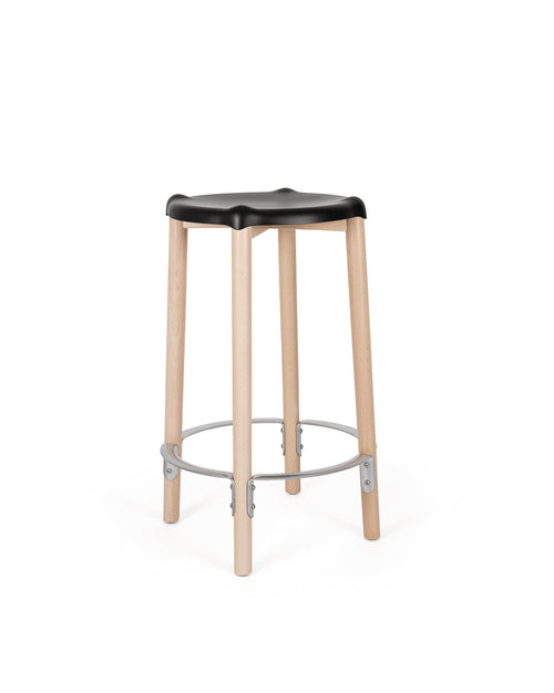 Poêle Collection black High stool Alessi 2