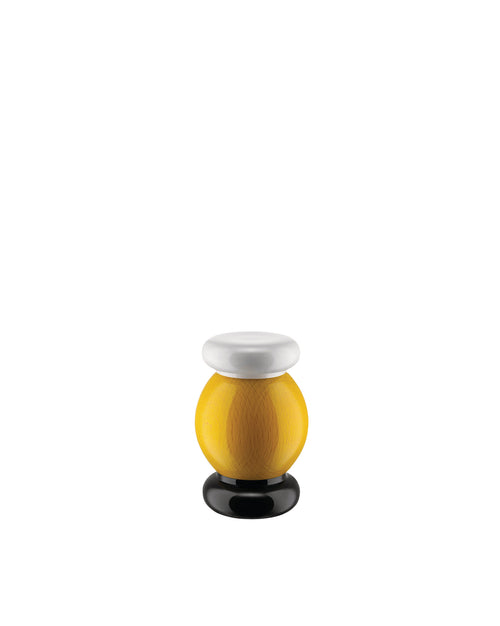ES18 yellow, black, white Salt, pepper and spice grinder Alessi