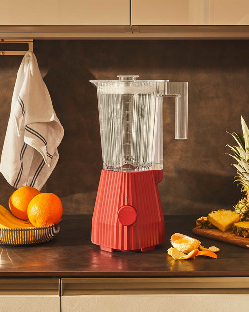 Plissé red Blender. European plug Alessi 1