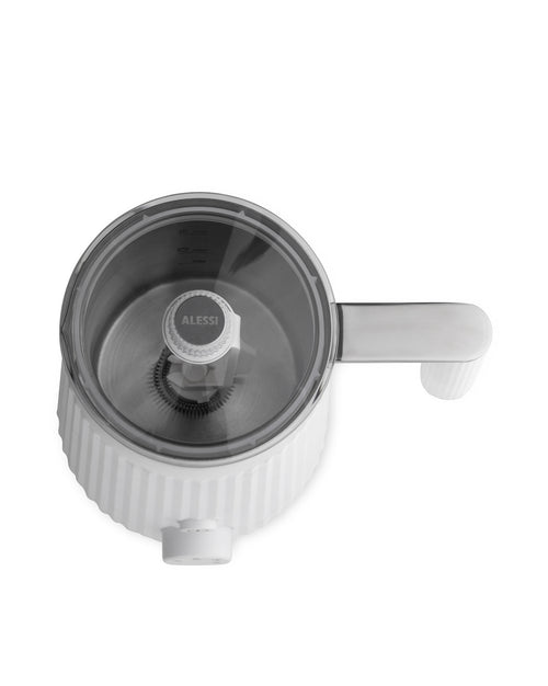 Plissé black Multi-function milk frother Alessi 3