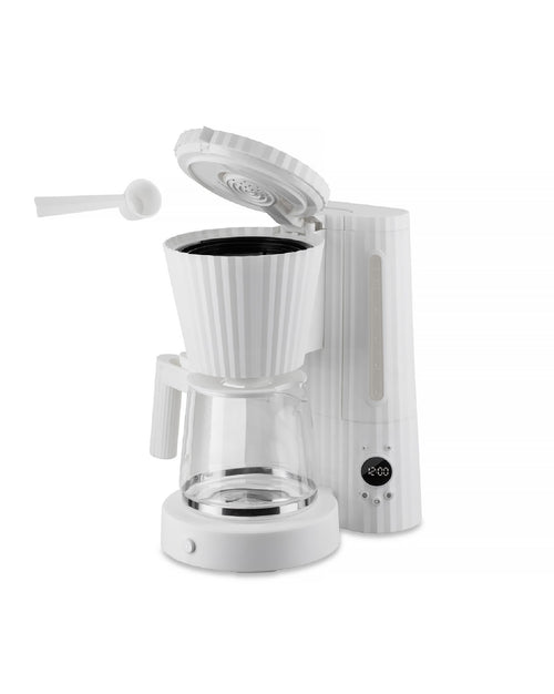 Plissé white Drip coffee maker. European plug. Alessi 3