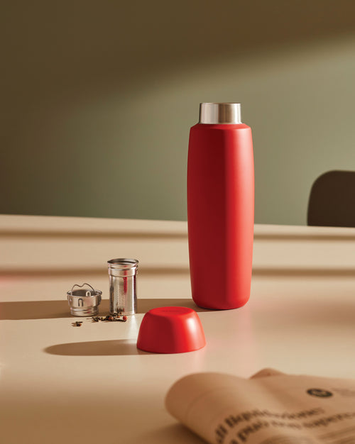 Food à porter grey Thermo insulated bottle Alessi 1